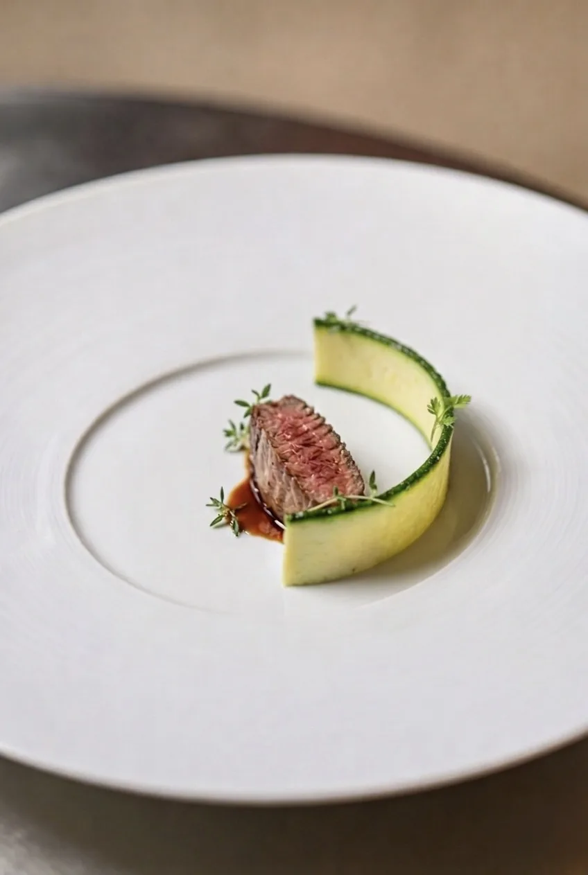Before — dish without Iverna herb oil